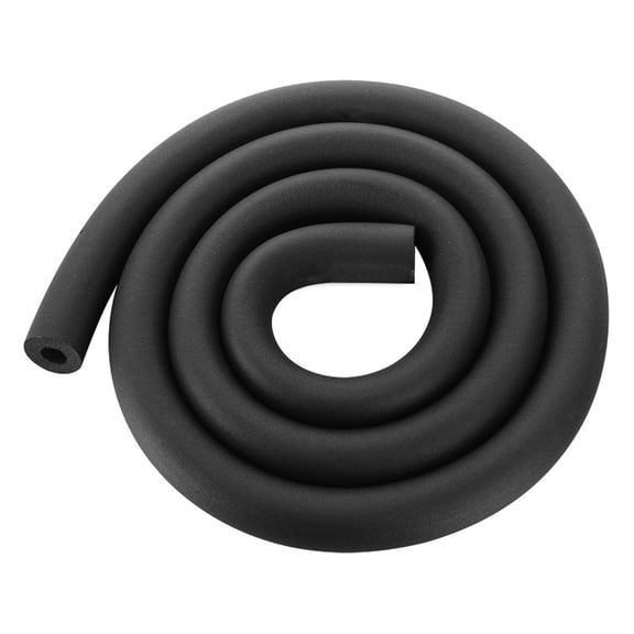 Pebbuoy Pipe Insulation Foam Tube Foam Tubing Black Pipe Cover Heat Preservation Outdoor Water Pipe Insulation Freeze Protection Foam