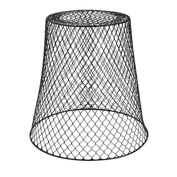 Pebbuoy Plants Protection Cover Metal Garden Cloche with Fine Mesh Easy-to-Install Plant Cages Animal-proof Mulch Guard for Outdoor Plants