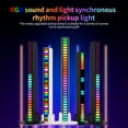 thumbnail image 1 of Pebbuoy RGB Lamp Music Rhythm Pickup Light Multiple Modes 5 Speeds Battery Operated Desktop Sound Control Lamp Ambient Light, 1 of 1