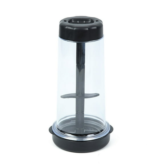 Pebbuoy Rotary Flour Sifter Large Capacity Clear Flour Mixing Cup Handheld Tapioca Baking Powder Dispenser Sieve Container Kitchen Cooking Tools