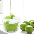 thumbnail image 1 of Pebbuoy Salad Spinner,Fruit Vegetable Washer Spinner with Bowl,Manual Lettuce Spinner Vegetable Dryer Non-Slip Base Drainage Design, 1 of 6
