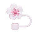 thumbnail image 1 of Pebbuoy Silicone Flower Straw Cap 10mm Diameter Cute Straw Topper Dust-Proof Drinking Straw Covers Cap Reusable Straw Tips Lids Gift for Party Decor, 1 of 7