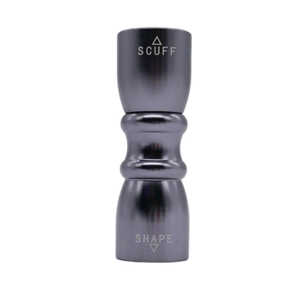 Pebbuoy Snooker Pool Cue Tip Tool Aluminum Alloy 3-in-1 Billiard Pool Stick Tip Metal Scuffer Shaper Aerator Repair Tool Pool Cue Accessories