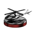 thumbnail image 1 of Pebbuoy Solar Powered Fighter Airplane Car Air Freshener Creative Shape Auto Essential Oil Diffuser Car Ornament, 1 of 7
