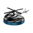 thumbnail image 1 of Pebbuoy Solar Powered Fighter Airplane Car Air Freshener Creative Shape Auto Essential Oil Diffuser Car Ornament, 1 of 7