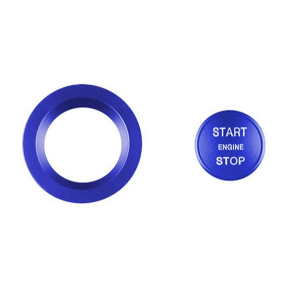 Pebbuoy Start Stop Engine Push Button Sticker Car Accessories Self Adhesive Easy to Install Decorative Engine Start Button Decal