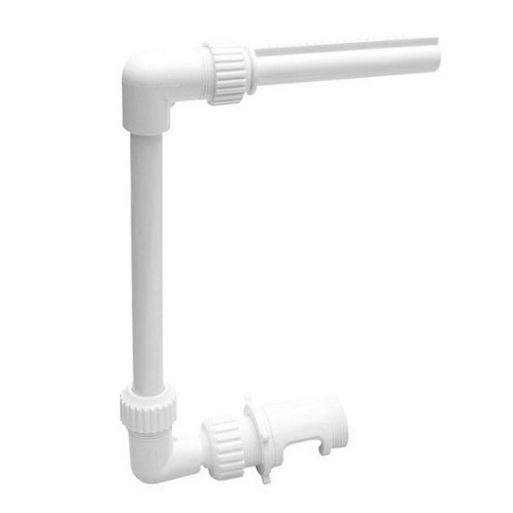 Pebbuoy Swimming Pool Fountain 360 Degree Adjustable Height And Spray Direction Above And In-Ground Pool Dual Spray Waterfall Sprinkler Fountain for 1.5'' Thread Adapters