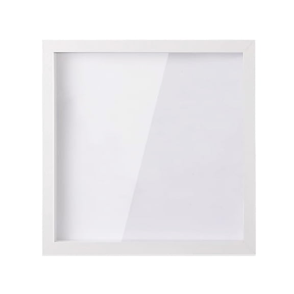 Pebbuoy Ticket Shadow Box with Slot Wooden Frame Travel Adventure Archive Box Square Ticket Stamp Letter Photo Keepsake Storage Box Desktop Decoration