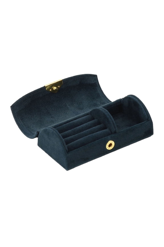 Travel Jewelry Storage Box Portable Elegant Button Large Capacity Earring Necklace Bracelet Ring Organizer Holder Container Case