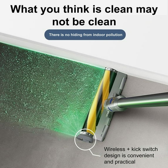 Pebbuoy Vacuum Cleaner Dust Detection Light Pet Dog Cat Hair Micro Dust Display LED Green Lamp Universal Wireless Vacuum Attachment Accessories