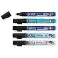 thumbnail image 1 of Pebeo Acrylic Marker - Set of 5, Blue Colors, 1.2 mm, Bullet Nib, 1 of 1