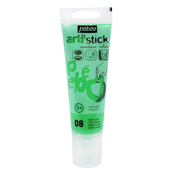 Pebeo Arti'Stick Window Color, 75ml Tube, Light Green