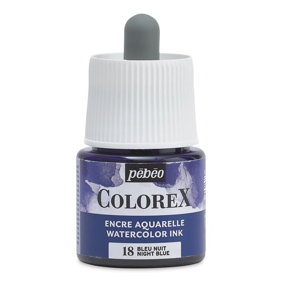 Pebeo Colorex Inks - Night Blue, 45 ml