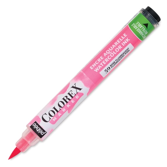 Pebeo Colorex Refillable Marker - Fluorescent Pink