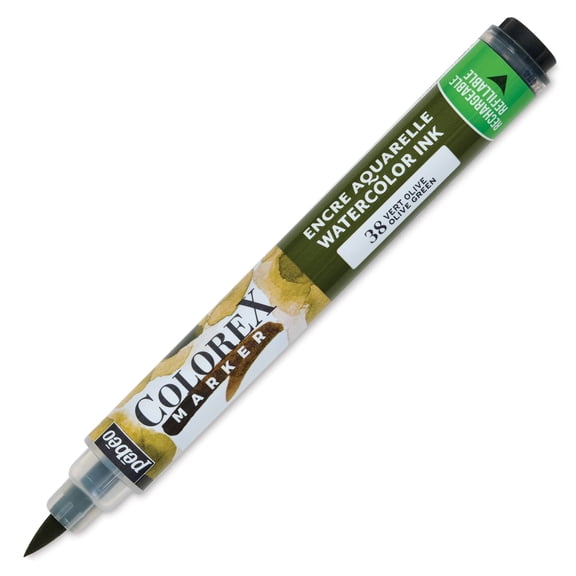 Pebeo Colorex Refillable Marker - Vert Olive