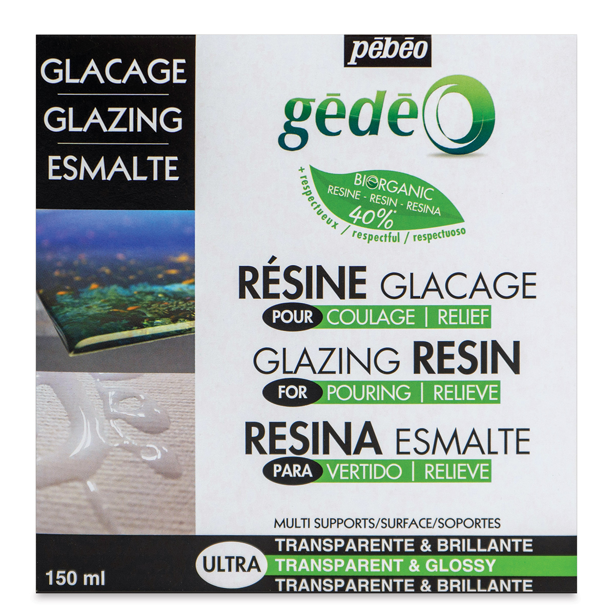 Gedeo Gloss Varnish 75 Ml, Vernice Lucida Per Effetti Doratura E Patina, Perfetta Per Mixed Media E Superfici Creative
