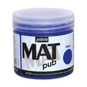 Pebeo Mat Pub Acrylic Paint - Ultramarine Blue, 140 ml