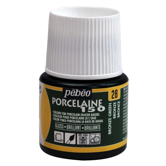 Pebeo Porcelaine 150 Paint, 45ml, Bronze