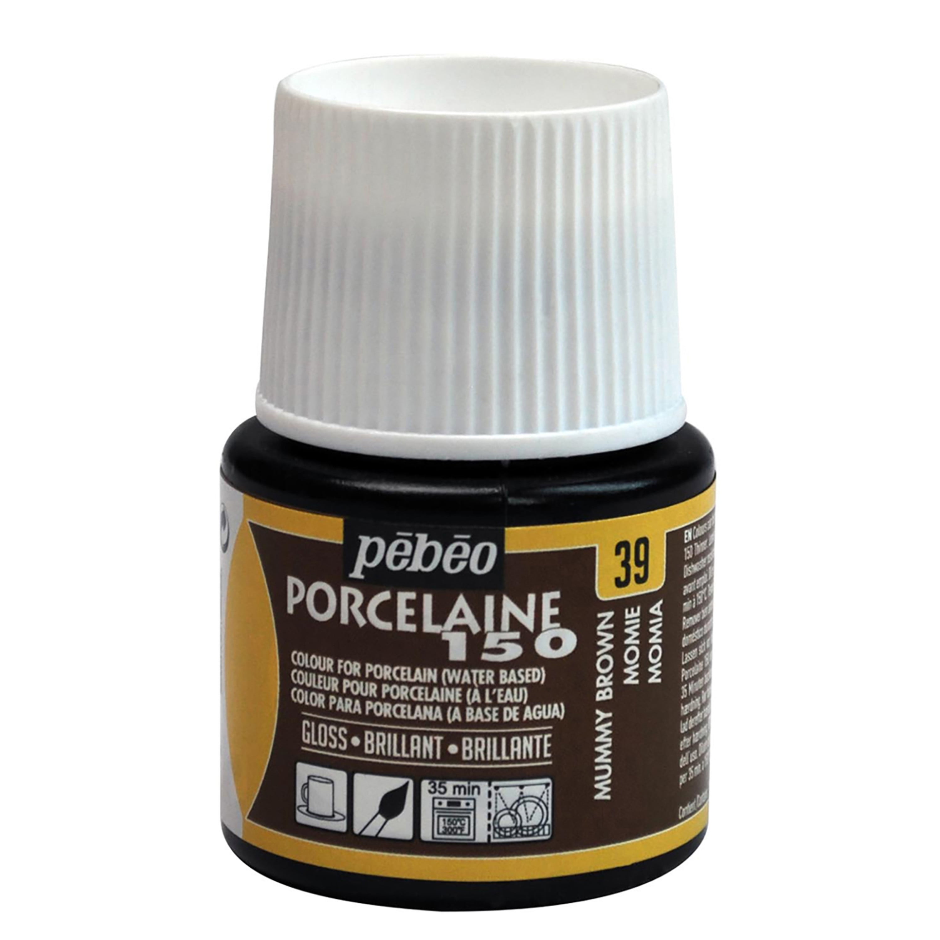 Pebeo Porcelaine 150 Paint, 45ml, Mummy