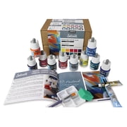 Pebeo Setasilk Silk Fabric Paint Set - Collection Case, Set of 10, Assorted Colors, 45 ml, Bottle