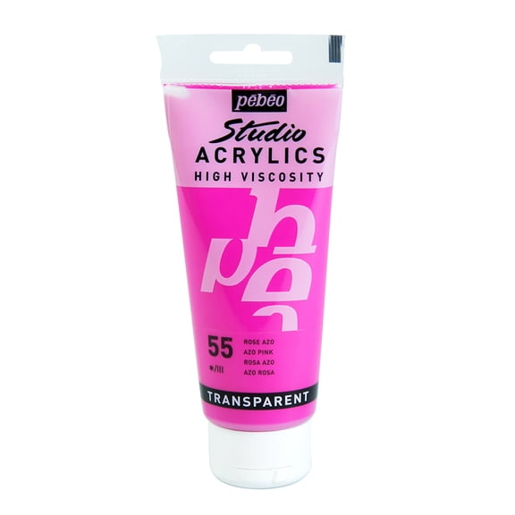 Pebeo Studio Acrylic, 100ml, Azo Pink