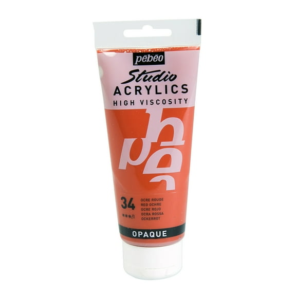 Pebeo Studio Acrylic, 100ml, Red Ochre