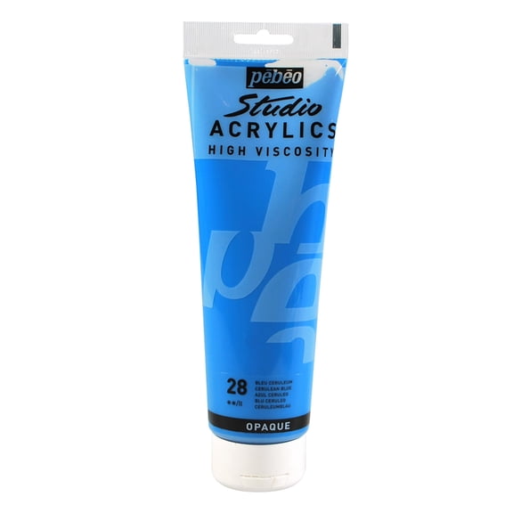 Pebeo Studio Acrylic, 250ml, Cerulean Blue