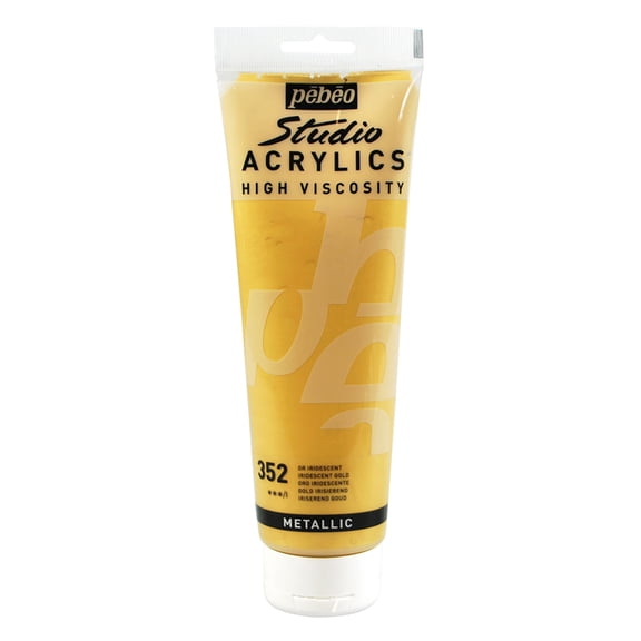 Pebeo Studio Acrylic, 250ml, Iridescent Gold
