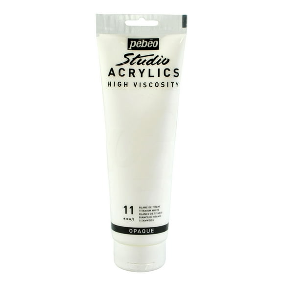 Pebeo Studio Acrylic, 250ml, Titanium White