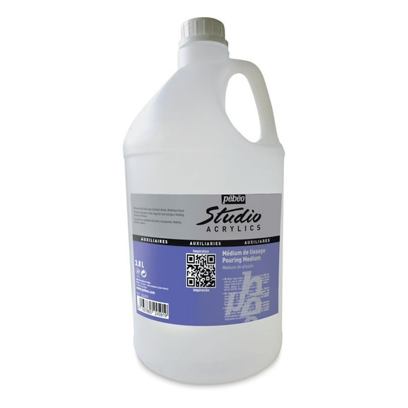 Pebeo Studio Acrylics Pouring Mediums - Pouring Medium, 3.8 L