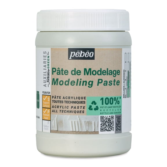 Pebeo Studio Green Modeling Paste - 225 ml