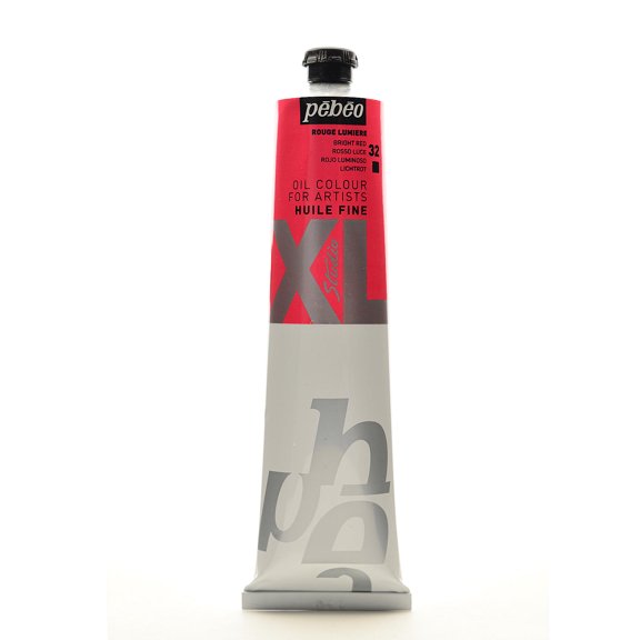 Pebeo Studio XL Oil Paint, 200 mL, Bright Red, Pack Of 2