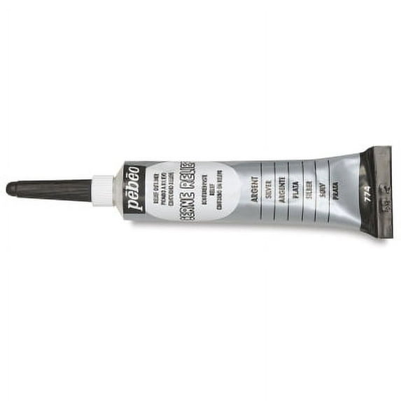 Pebeo Vitrail Cerne Relief Paint, 20ml, Black