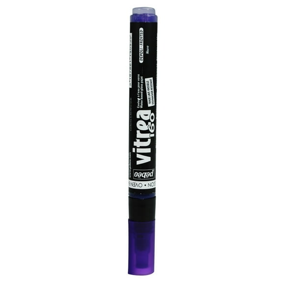 Pebeo Vitrea 160 Glass Marker, Frosted, Violet