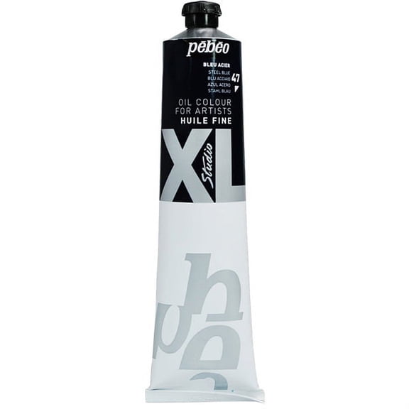 Pebeo XL Studio Oil Color - Steel Blue, 200 ml tube