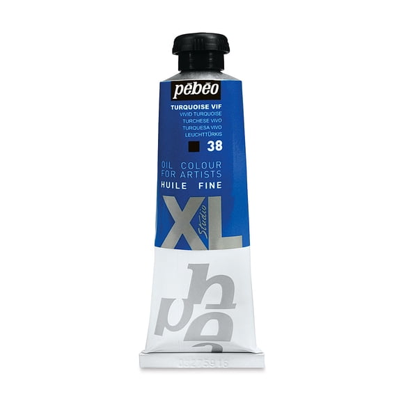 Pebeo XL Studio Oil Color - Vivid Turquoise, 37 ml tube