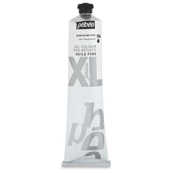 Pebeo XL Studio Oil Color - Zinc Titanium White, 200 ml, Tube