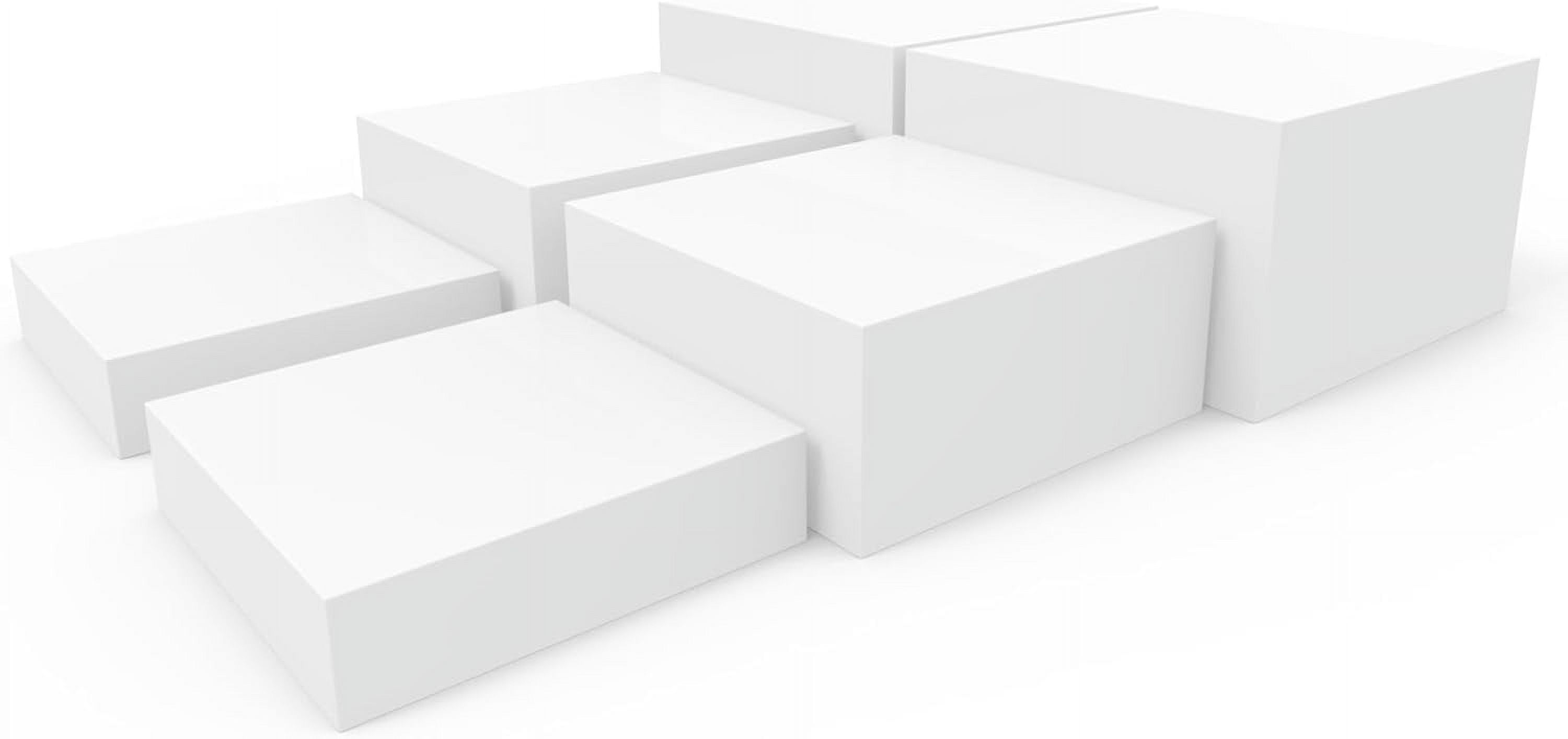 PecMuikee Buffet-Erhöhungen Acryl - 6 Stück 20,3cm Präsentationsständer