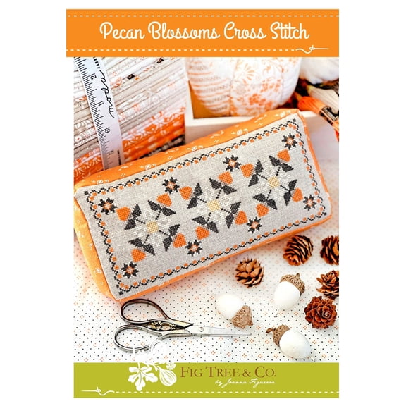 Pecan Blossoms Cross Stitch
