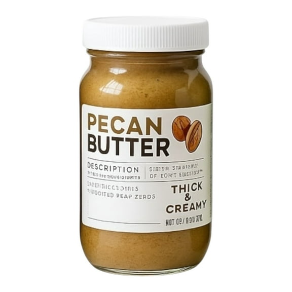 Pecan Butter 8 oz +Organic 100% MCT Coconut Oil