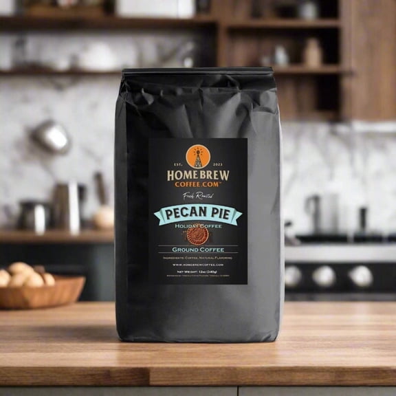 Pecan Pie (Holiday) coffee, 12 oz., 1 lb., 2 lbs., Ground or Whole Bean