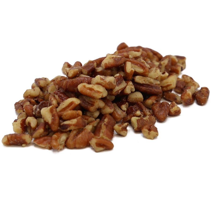 Pecan Pieces, Bulk 10 LB Box, Roasted Buttered Salted, Chopped Pecans for Snacking, Mixed Nuts