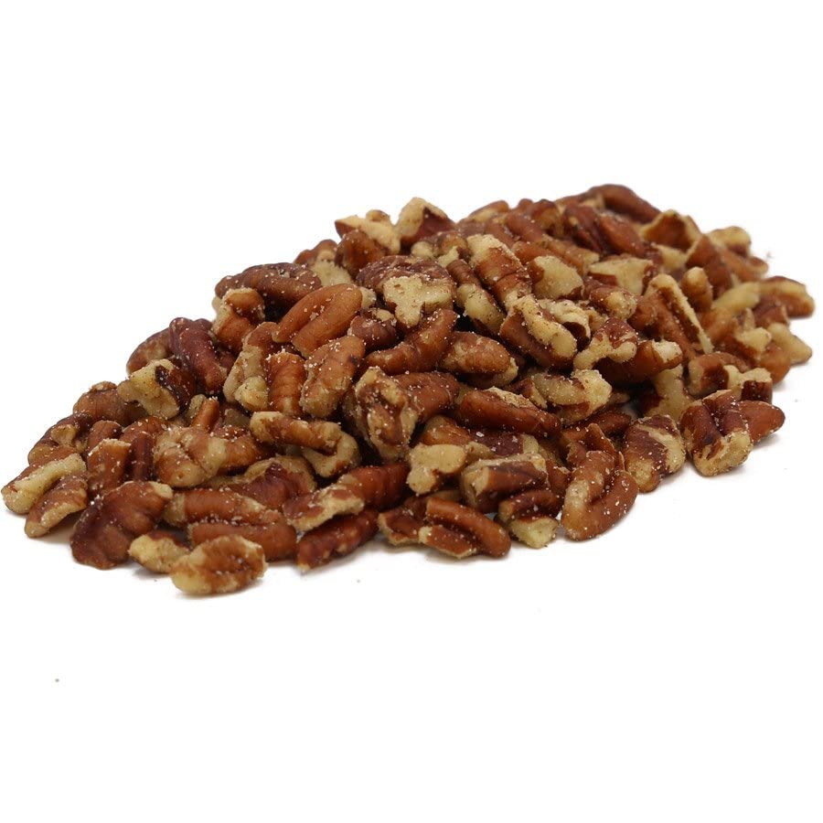 Pecan Pieces, Bulk 10 LB Box, Roasted Salted, Chopped Pecans for Snacking, Mixed Nuts, Trail Mix