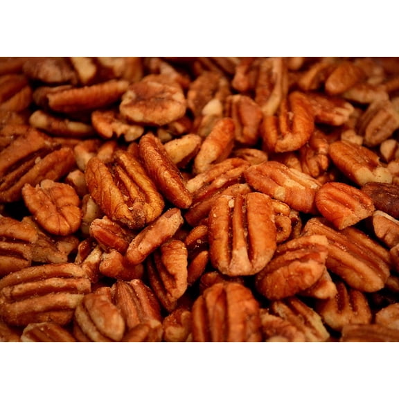 Pecan Shop Unsprayed Sprouted 20 Pound Raw Wild-Harvested Family Recipe Crispy Sea Salt Texas Native Pecans-Fresh Direct Ship