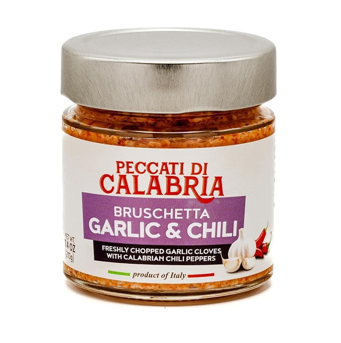 Peccati di Calabria Hot Garlic & Chili Bruschetta Spread 7.4 oz (210g)