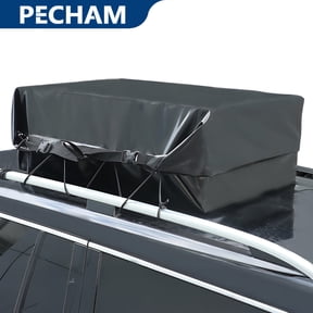 PECHAM 20 Cubic Feet Car Rooftop Cargo Carrier, Waterproof Heavy Duty Car Roof Bag for All Vehicle with Racks, 47x71"