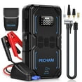 thumbnail image 1 of Pecham 3000A Car Jump Starter with Air Compressor, 150PSI Battery Jump Starter (for All Gas or up to 8.0L Diesel), 16000mAh Portable Car Battery Booster with LED Screen, 3 Modes Flashlight, 1 of 9