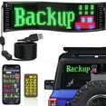 thumbnail image 1 of Pecham Programmable LED Sign, Scrolling Bright Advertising LED Signs, Flexible Digital Sign Bluetooth App Control Custom Text Pattern Pre-Made Animation, LED Sign for Car Store Bar, 14"x4", 1 of 7