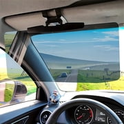 Pecham Sun Visor Extender for Cars, Universal Anti-Glare Polarized Car Sun Visor Extender, Adjustable Visor Extension for Safe Driving, Easy to Install Sun Visor for Car, Black