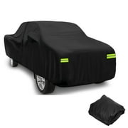 Pecham Truck Cover Waterproof All Weather, Universial Car Covers Windproof Sun UV Snow Rain Dust Resistant Fit for Large Pickups - Length Up to 240"